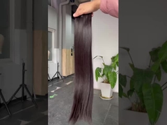 البشرة العذراء الخام المتماسكة العظام المستقيمة الشعر البشري المزدوج المزدوج