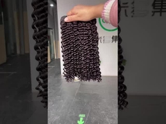 كينكي متعرج 10 بوصة الباروكة البيروانية الطبيعية الموجة حزم مزدوجة الخيوط 1/3/4 أجهزة