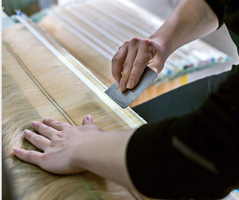 Curly Remy Tape In Extensions Human Hair Cuticle Aligned 50g/Pack